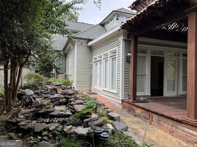 490 Hill St SE, Atlanta, GA 30312 - view of property exterior featuring a deck