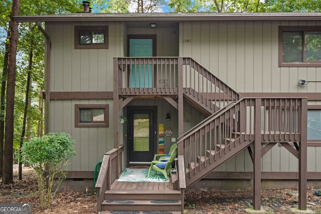 view of rear view of house