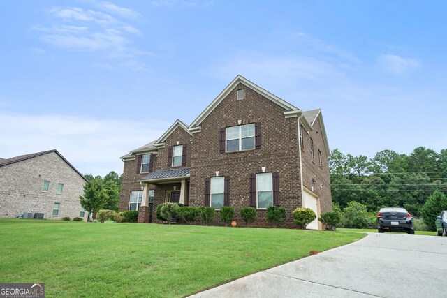 view of property with a front yard