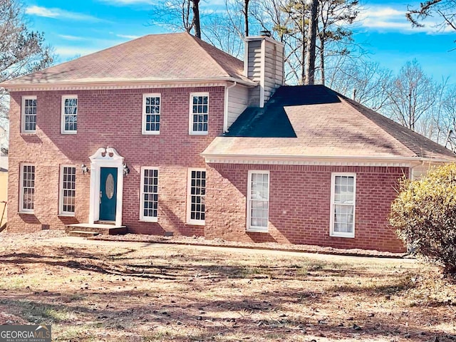 view of rear view of property