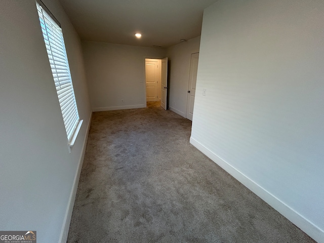 empty room featuring carpet