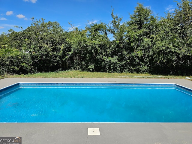 view of pool