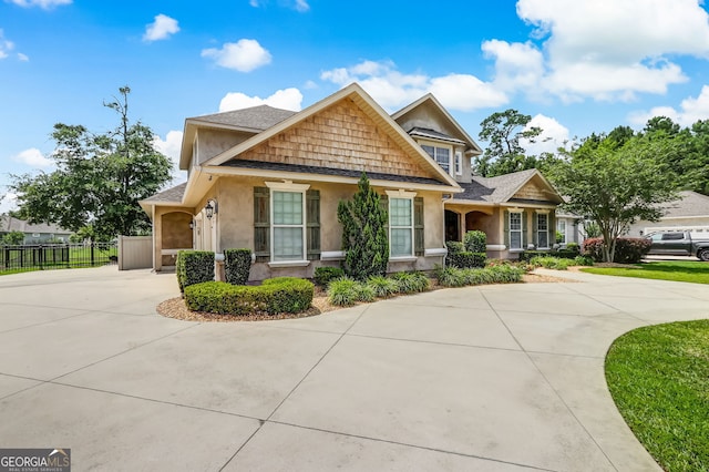 view of craftsman house