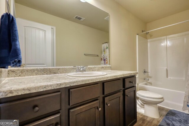 1223 Hartwell Rd, Locust Grove, GA 30248 - empty room with baseboards, visible vents, ceiling fan, and lofted ceiling