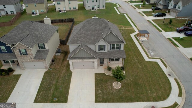 1223 Hartwell Rd, Locust Grove, GA 30248 - birds eye view of property with a residential view