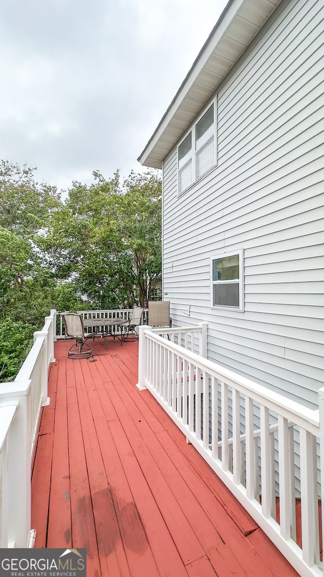 view of deck