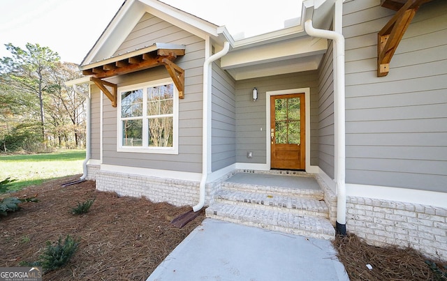 view of property entrance