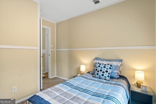 826 Shagbark Pointe Dr, Sparta, GA 31087 - bedroom featuring visible vents, baseboards, and carpet floors