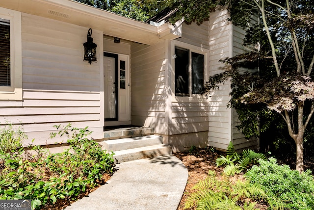 view of entrance to property