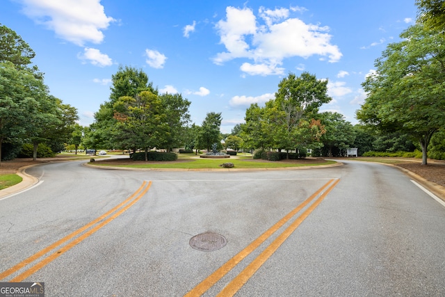 view of road