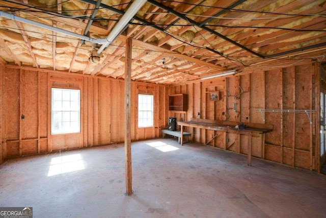 6865 Cowan Mill Rd, Winston, GA 30187 - below grade area featuring a garage