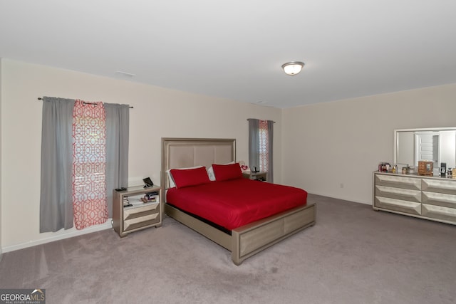 bedroom featuring carpet floors