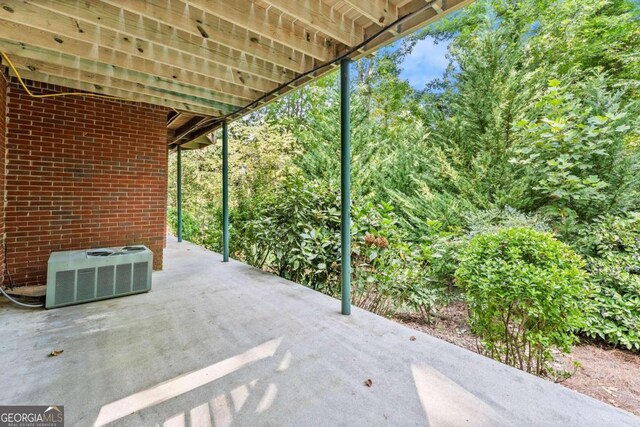 5775 Lakeshore Dr, Buford, GA 30518 - view of patio / terrace featuring central AC unit
