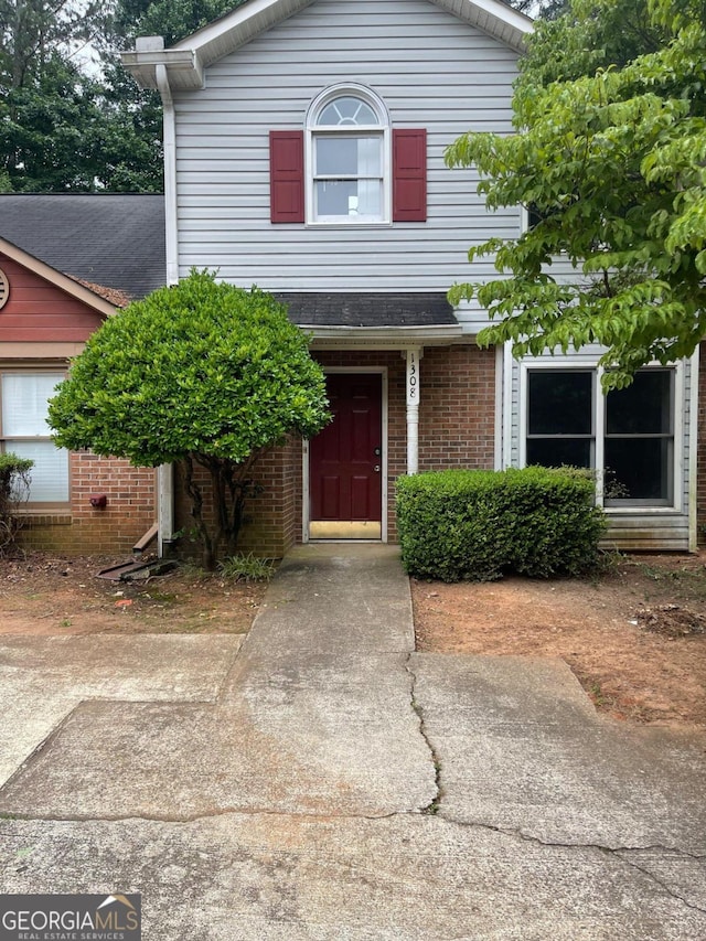 view of front of home