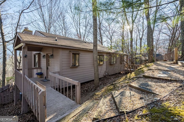 200 Villa Rd Unit 126, Jasper, GA 30143 - back of house with a chimney