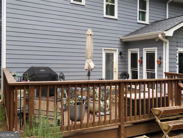 view of deck