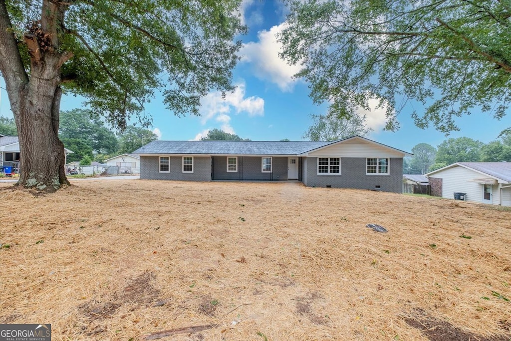 view of ranch-style house