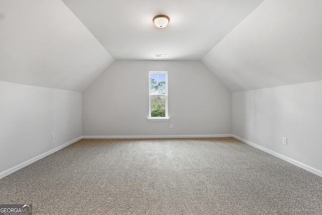 54 Charlie Fuller Rd Lot 3, Grantville, GA 30220 - additional living space with carpet, baseboards, and lofted ceiling