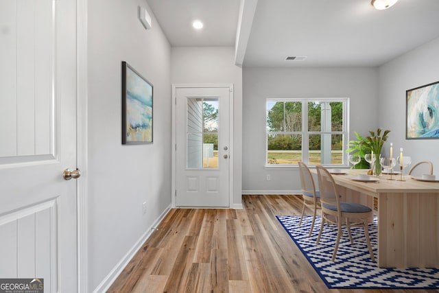 54 Charlie Fuller Rd Lot 3, Grantville, GA 30220 - interior space featuring baseboards, light wood finished floors, and visible vents