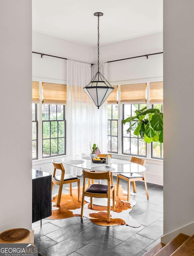 view of dining area