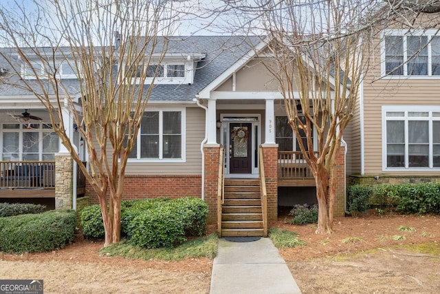 view of front of home