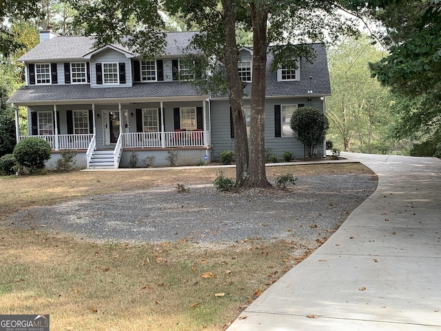 view of front of property