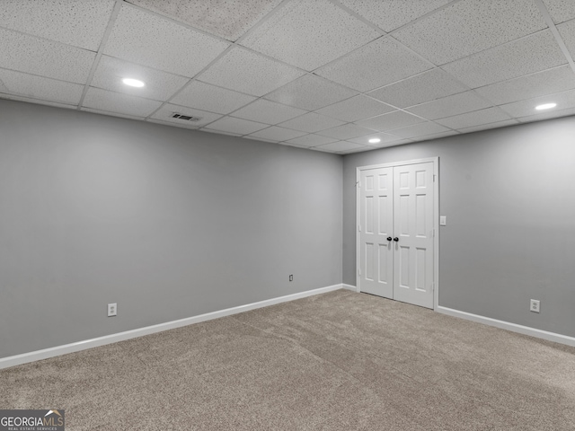 unfurnished room featuring carpet floors