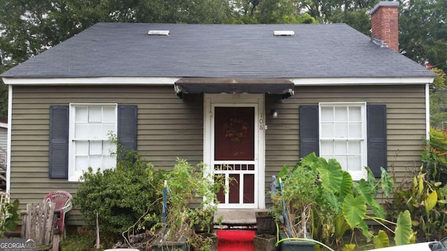 view of front of home