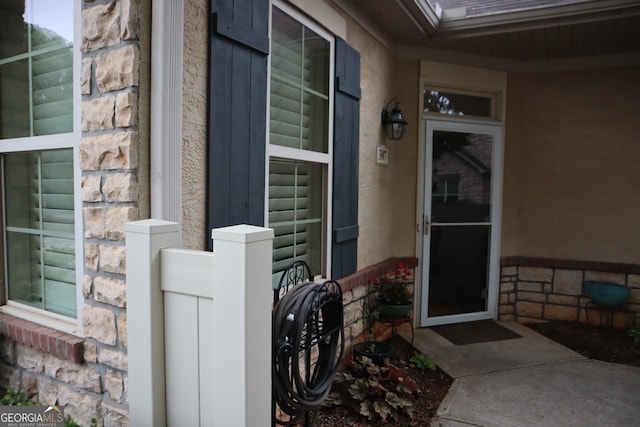 view of entrance to property