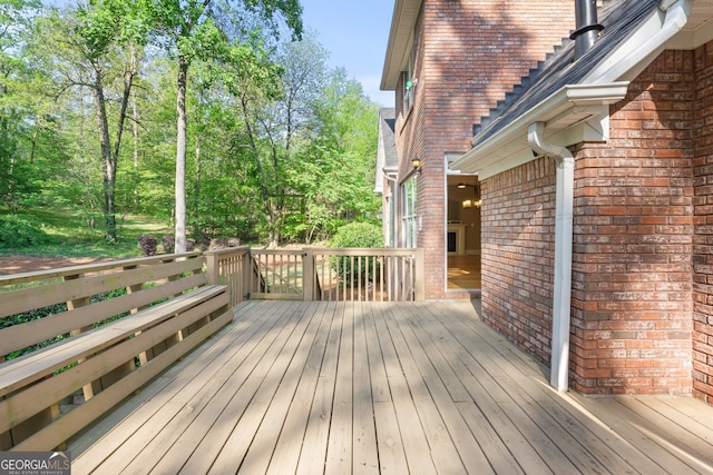 view of deck