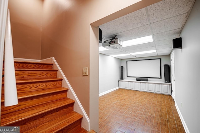 3060 Orchard Rd SW, Conyers, GA 30094 - cinema featuring a paneled ceiling and baseboards