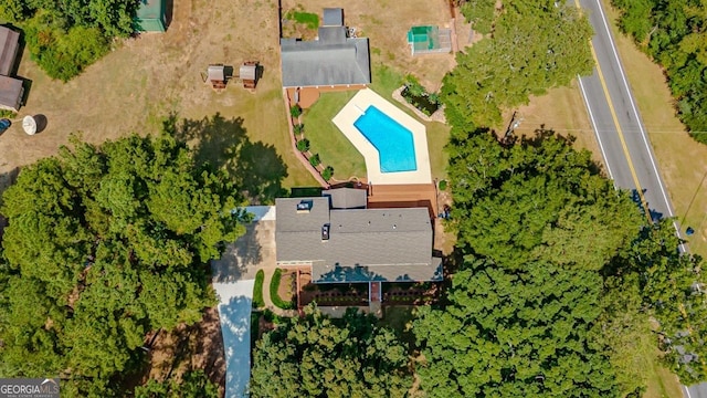 3060 Orchard Rd SW, Conyers, GA 30094 - drone / aerial view of a pool