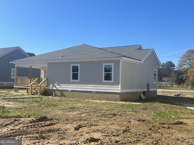 view of back of property