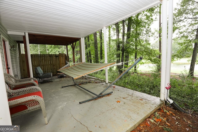 view of patio