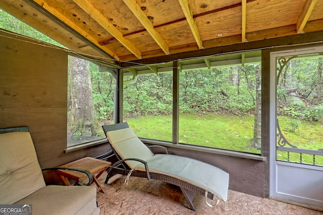 sunroom featuring a wealth of natural light