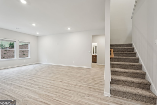 interior space featuring hardwood / wood-style flooring