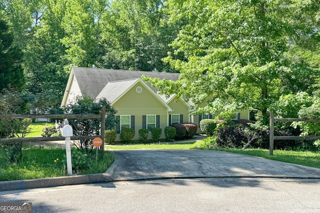 view of front of house