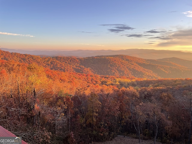 view of mountain feature