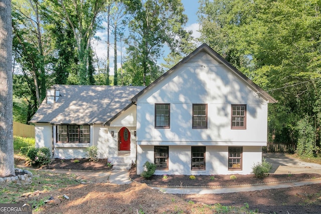 view of front of home