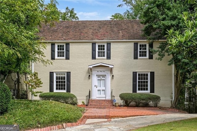 view of colonial-style house