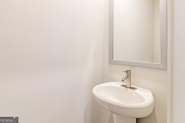 bathroom with a sink