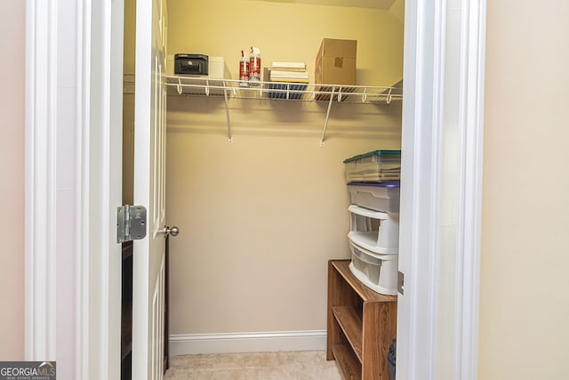 view of spacious closet