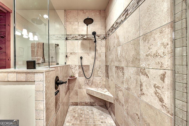 112 N Hiawatha Trl, Blue Ridge, GA 30513 - bathroom featuring walk in shower