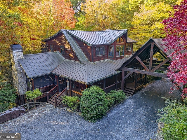 112 N Hiawatha Trl, Blue Ridge, GA 30513 - bird's eye view