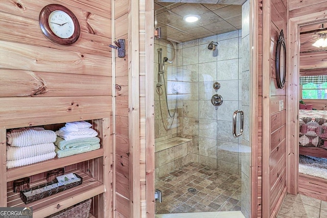 full bath with a stall shower