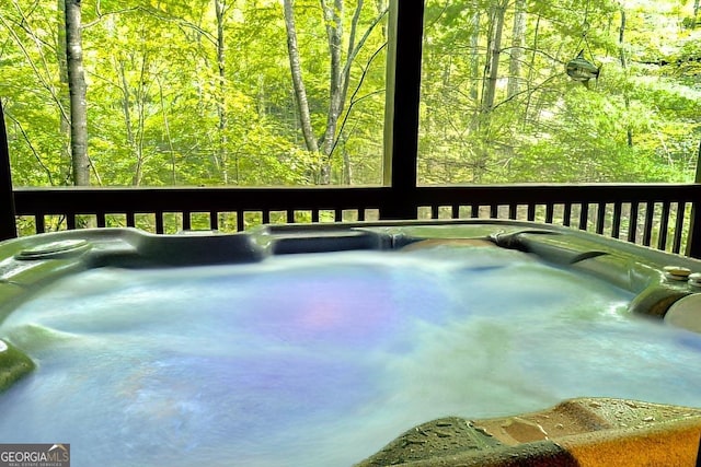 112 N Hiawatha Trl, Blue Ridge, GA 30513 - view of pool featuring a hot tub