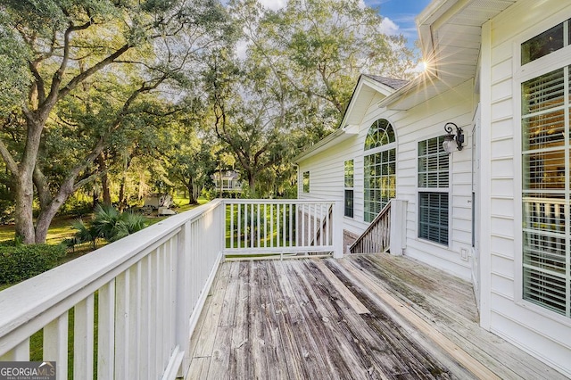 view of deck