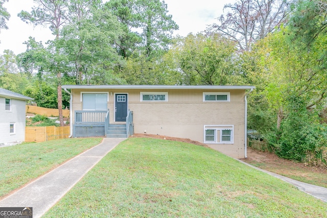 1278 Lynwyn Ln SE, Atlanta, GA 30316 - view of front of home with brick siding, a porch, and a front yard