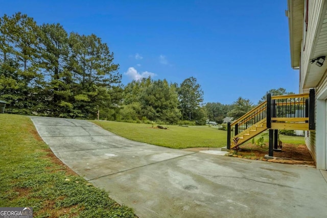 exterior space with a deck