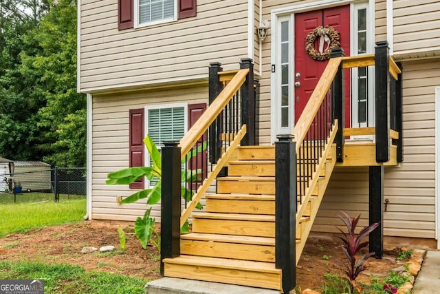 view of entrance to property